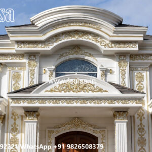 Classic Villa Design with Artistic Wall Decor Ideas No-7162