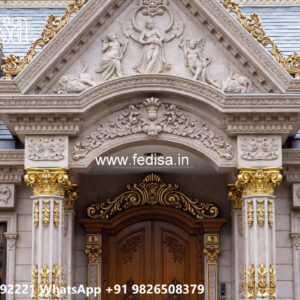 Classic Villa Design with Elegant Outdoor Garden No-7163