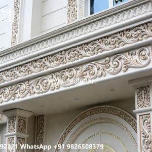 Classic Villa Design with Stylish Front Garden No-7193