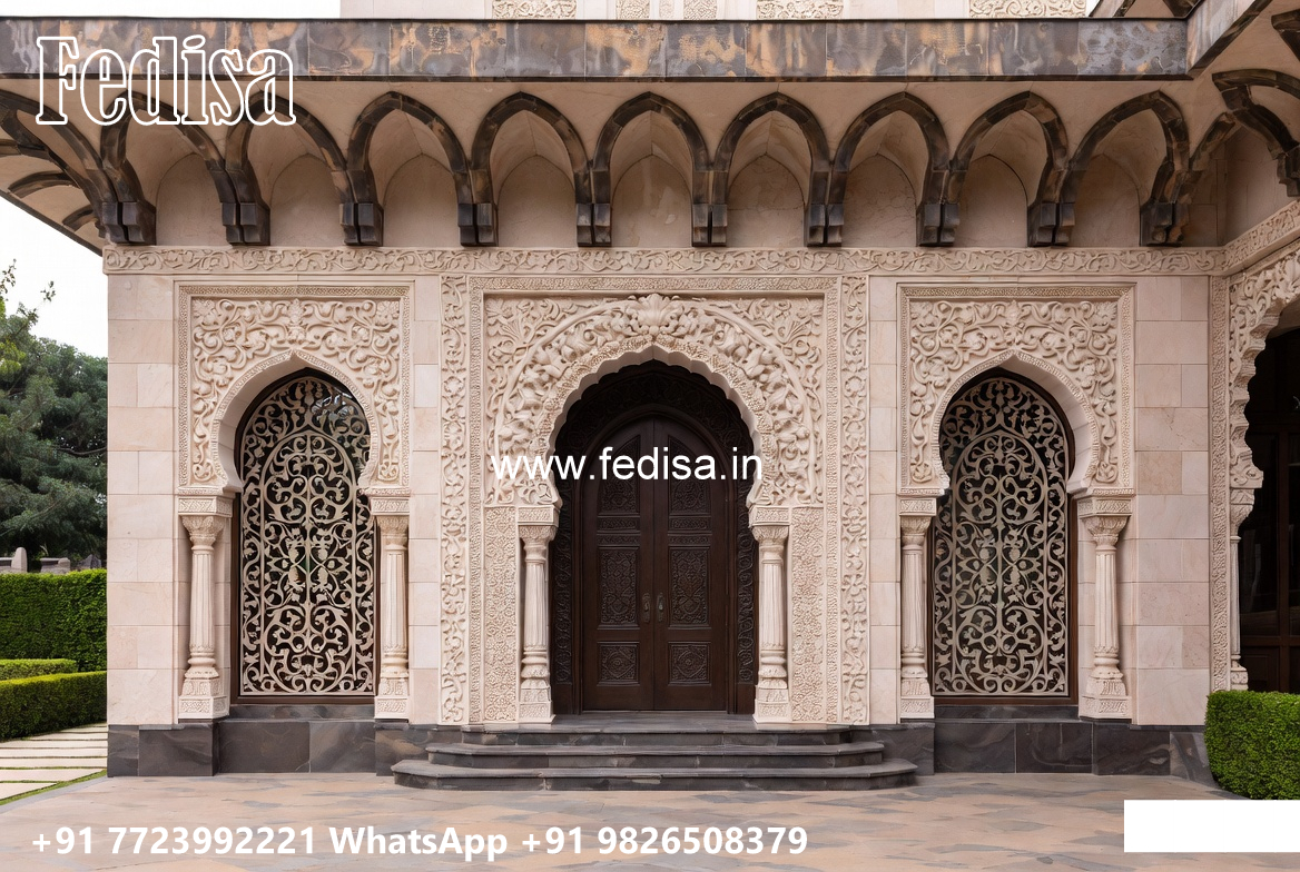 Luxury House Design with Wooden and Marble Finishes No-7221