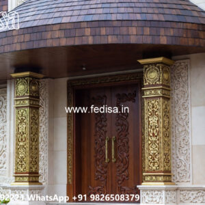 Luxury House Design with Beautiful Stone Exterior No-7322