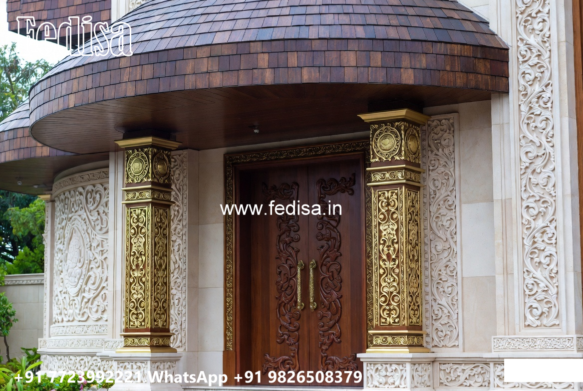 Luxury House Design with Beautiful Stone Exterior No-7322