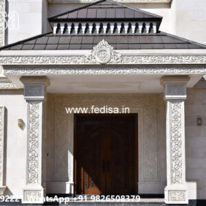 Classic House Design with Beautiful Garden Landscape No-7371
