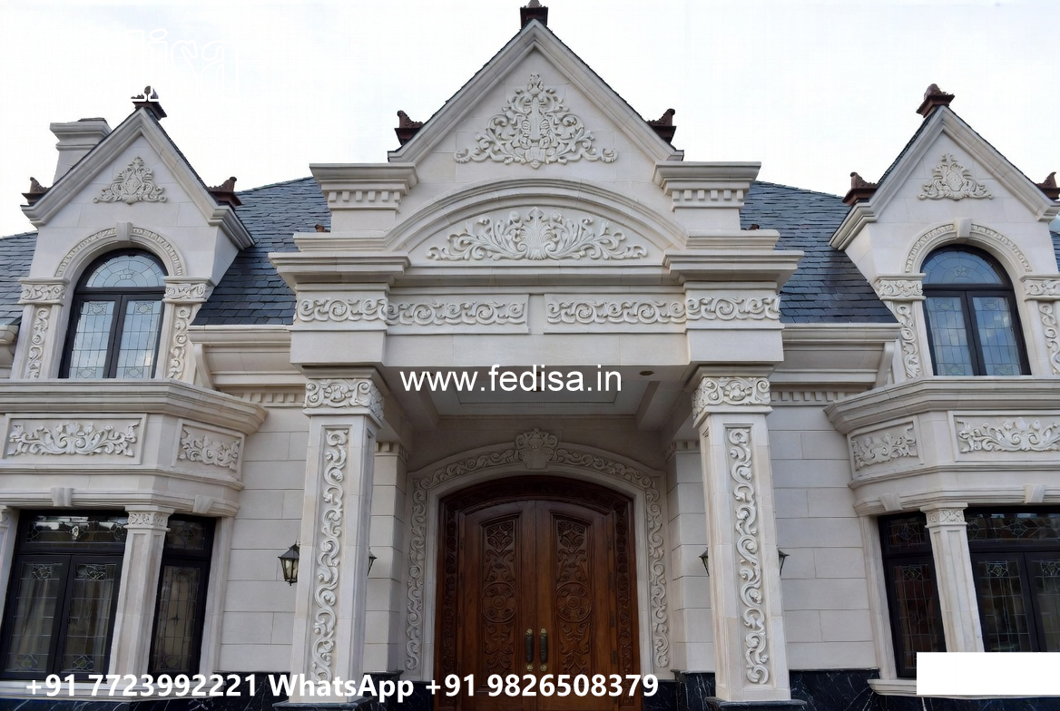 Classic House Design with Stunning Roof Architecture No-7375