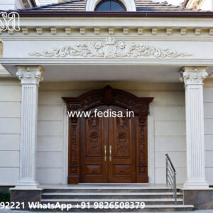 Classic House Design with Grand Entrance Ideas No-7376