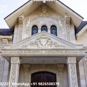 Beautiful Classic House Design with Elegant Details No-7394