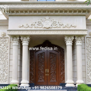 Classic House Design with Elegant Courtyard Ideas No-7406