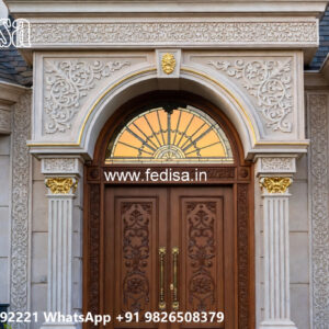 Classic House Design with Decorative Iron Railings No-7436