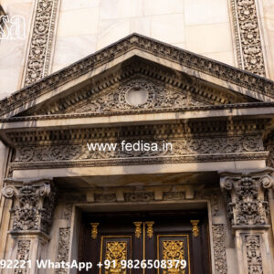 Classic House Design with Beautiful Garden Decor No-7444