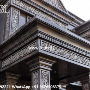 Elegant Classic Villa Design with Grand Entrance No-7528