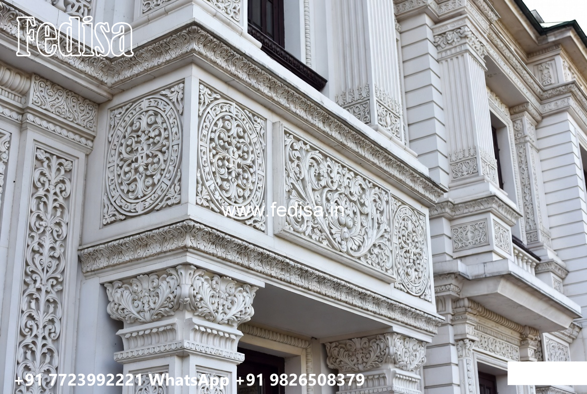 Classic Villa Design with Stylish Marble Flooring No-7532