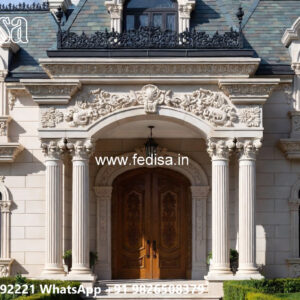 Classic Villa Design with Decorative Wall Textures No-7546