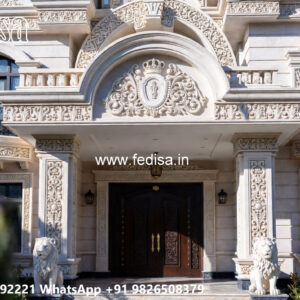 Classic Villa Design with Decorative Iron Railings No-7556