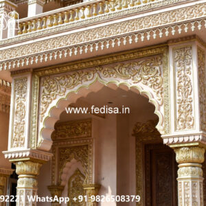 Classic Villa Design with Beautiful Balcony Railings No-7573