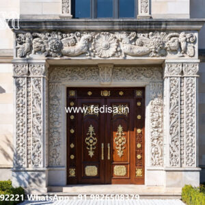 Classic Villa Design with Elegant Front Elevation No-7591