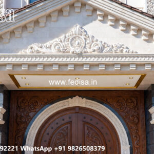 Classic Villa Design with Decorative Exterior Features No-7637