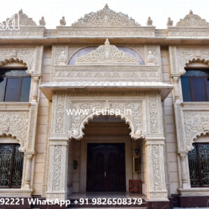 Classic Villa Design with Stylish Front Garden No-7643