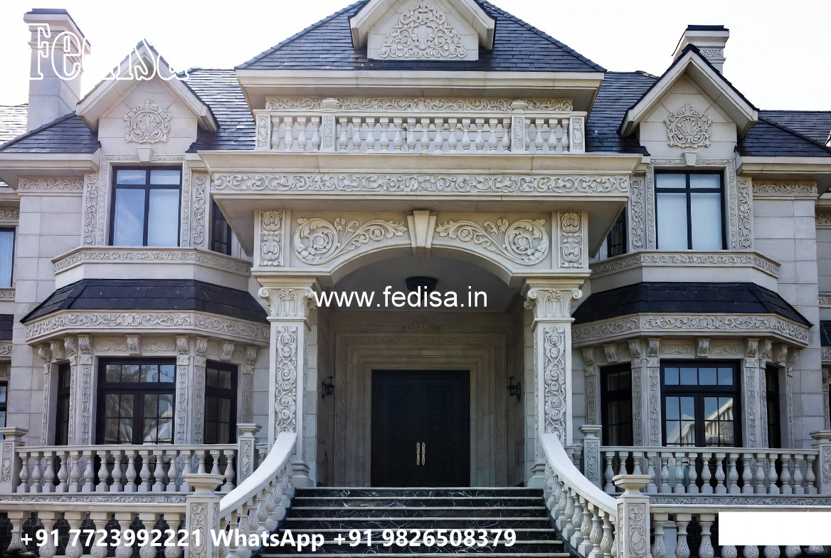 Luxury House Design with Elegant Front Yard Ideas No-7762