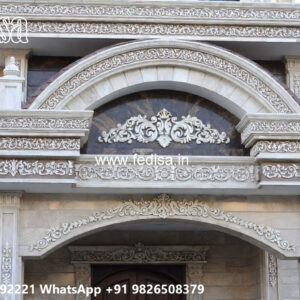 Classic House Design with Grand Entrance Ideas No-7826