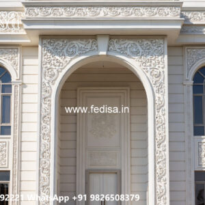 Classic House Design with Elegant Front Yard Ideas No-7848