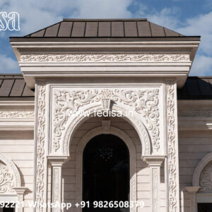 Classic House Design with Elegant Outdoor Lighting No-7864