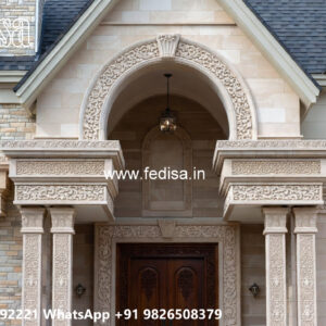 Classic House Design with Decorative Iron Railings No-7886