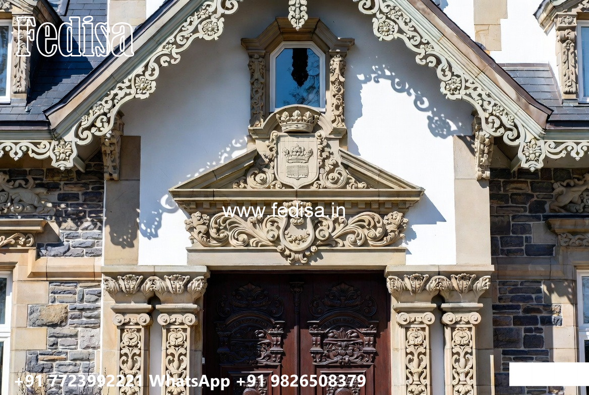 Classic House Design with Rich Marble Decor No-7906