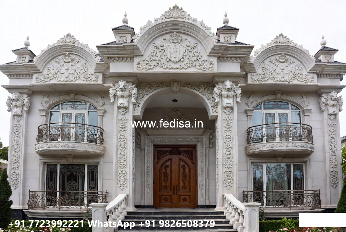 Classic House Design with Stylish Entrance Lighting No-7930