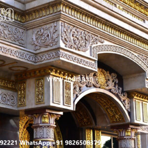 Classic House Design with Luxury Exterior Landscaping No-7931