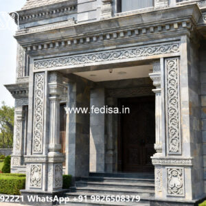 Elegant Classic Villa Design with Grand Entrance No-7978