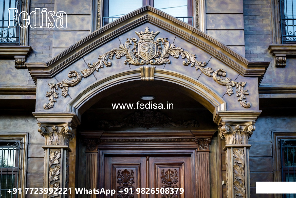 Classic Villa Design with Stylish Marble Flooring No-7982