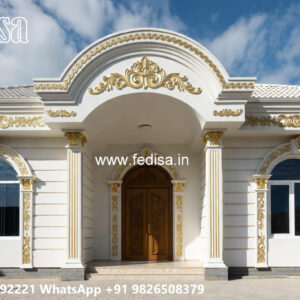 Classic Villa Design with Decorative Wall Textures No-7996