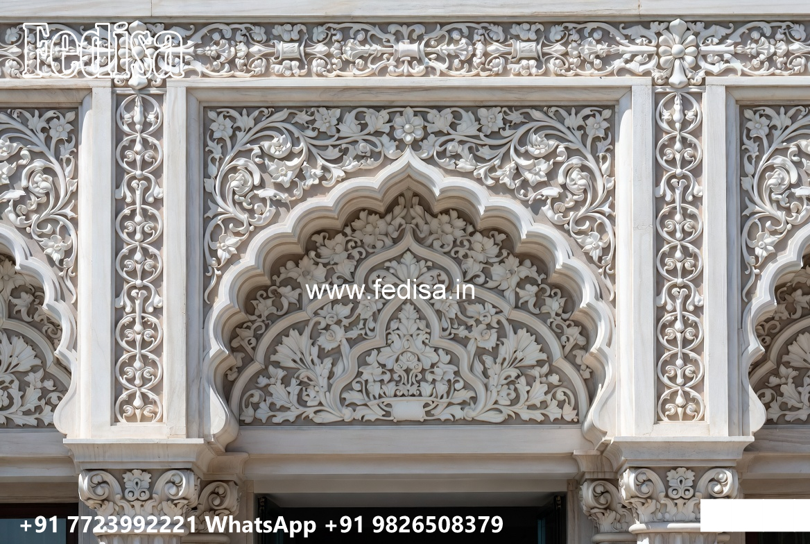 Classic Villa Design with Beautiful Front Yard Ideas No-7997