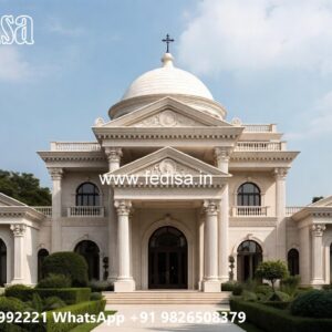 Luxury House Design with Grand Entrance and Elevation No-008