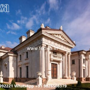 Luxury House Design with Grand Entrance Door Ideas No-114