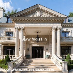 Classic House Design with Royal Living Room Ideas No-169
