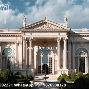 Classic House Design with Grand Entrance Ideas No-176