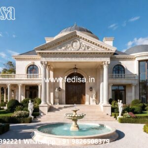 Classic House Design with Beautiful Terrace Spaces No-187