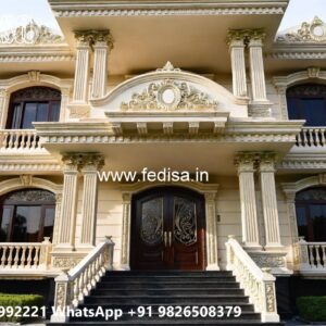 Classic House Design with Stylish Marble Flooring No-207