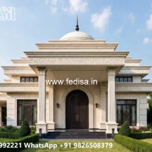 Classic House Design with Beautiful Stone Cladding No-217