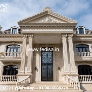 Classic House Design with Beautiful Exterior Walls No-234