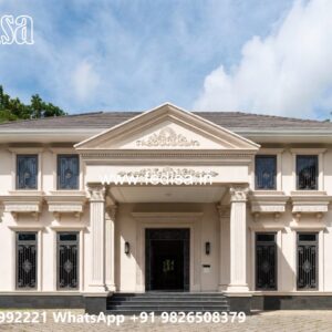 Classic House Design with Elegant Glass Windows No-237
