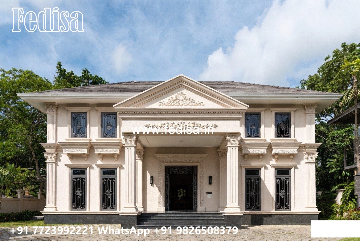 Classic House Design with Elegant Glass Windows No-237