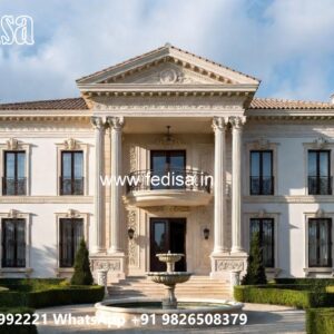 Classic House Design with Elegant Hall Interior No-252