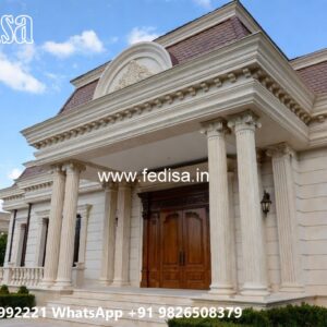 Classic House Design with Decorative Entry Door Ideas No-267