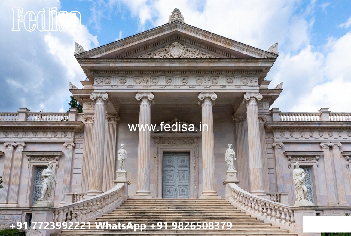 Classic Villa Design with Beautiful Roof Architecture No-329