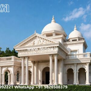 Classic Villa Design with Stylish Marble Flooring No-332