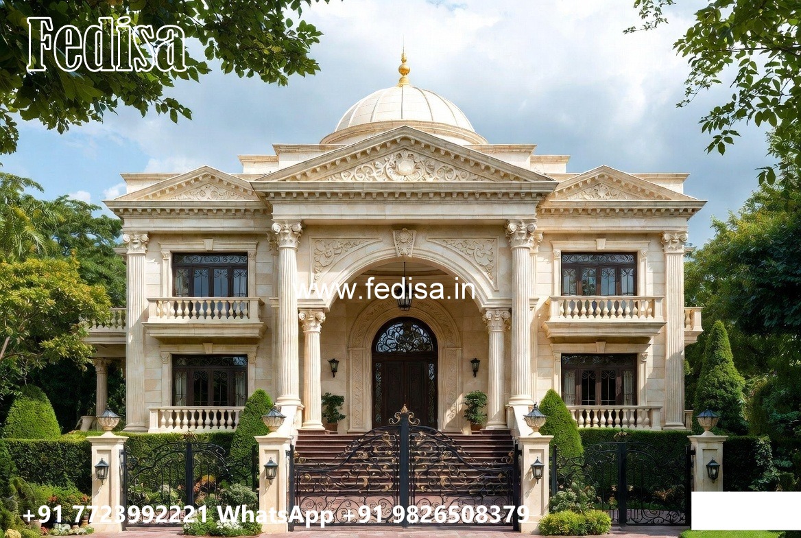 Classic Villa Design with Beautiful Terrace Spaces No-334