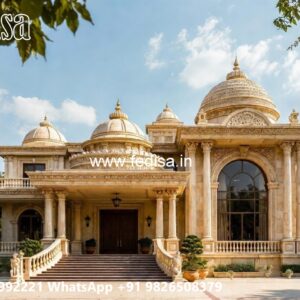 Classic Villa Design with Decorative Wall Textures No-346
