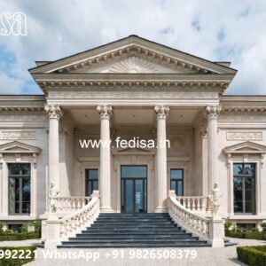 Classic Villa Design with Stylish Outdoor Lighting No-351